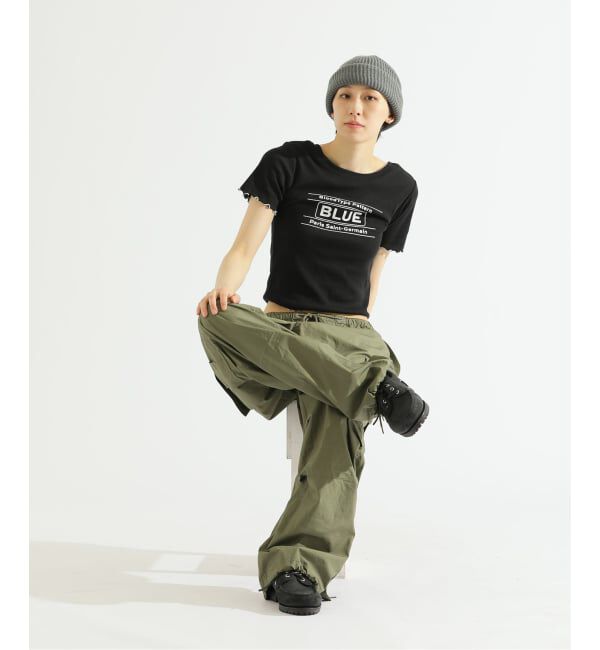 Paris Saint-Germain「【EVA*PSG】 JP  PATTERND BLUE TEE」|Tシャツ・カットソー|