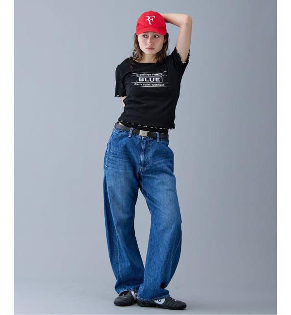 Paris Saint-Germain「【EVA*PSG】 JP  PATTERND BLUE TEE」|Tシャツ・カットソー|