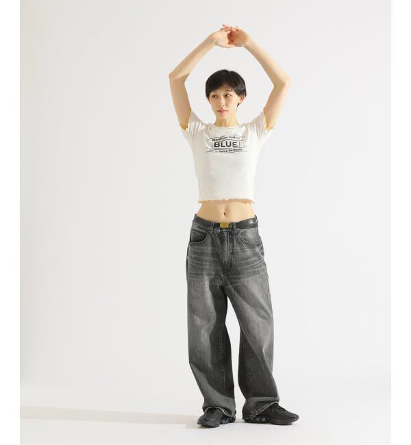 Paris Saint-Germain「【EVA*PSG】 JP  PATTERND BLUE TEE」|Tシャツ・カットソー|