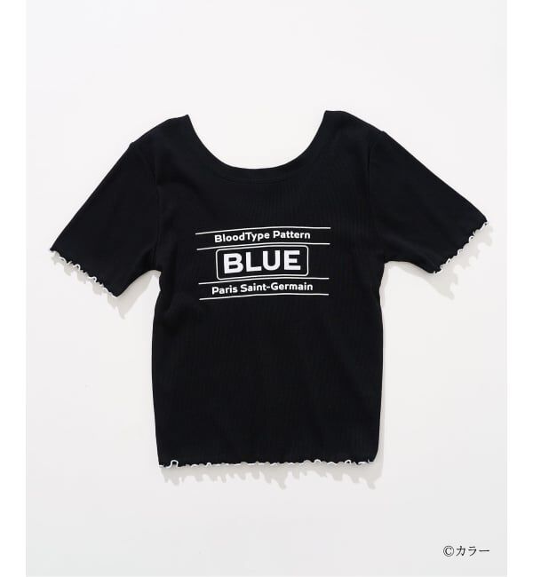 Paris Saint-Germain「【EVA*PSG】 JP  PATTERND BLUE TEE」|Tシャツ・カットソー|