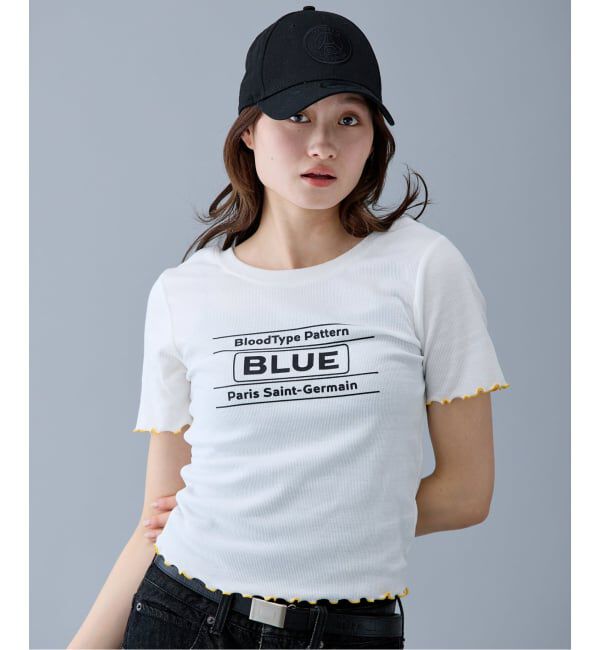 Paris Saint-Germain「【EVA*PSG】 JP  PATTERND BLUE TEE」|Tシャツ・カットソー|ホワイト