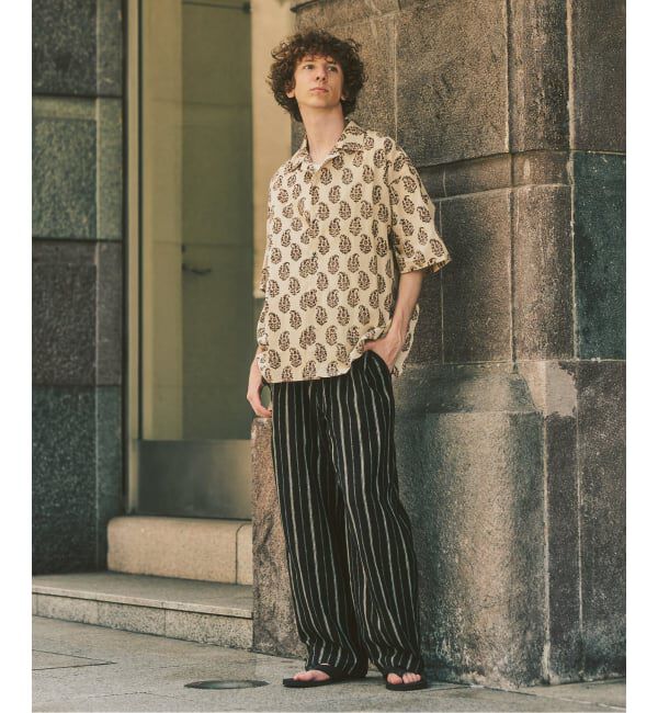417 EDIFICE「LE JAPON ATELIER SN サックパンツ」|スラックス|