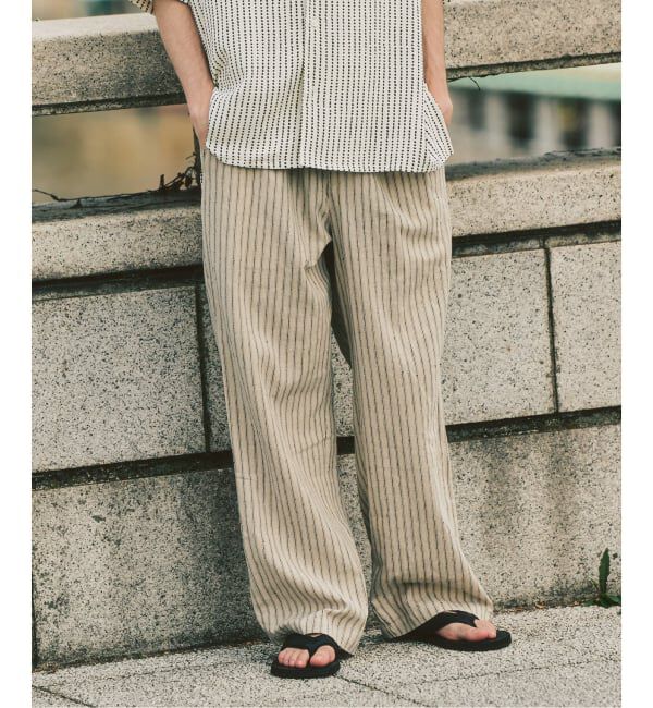 417 EDIFICE「LE JAPON ATELIER SN サックパンツ」|スラックス|