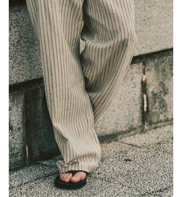 417 EDIFICE「LE JAPON ATELIER SN サックパンツ」|スラックス|