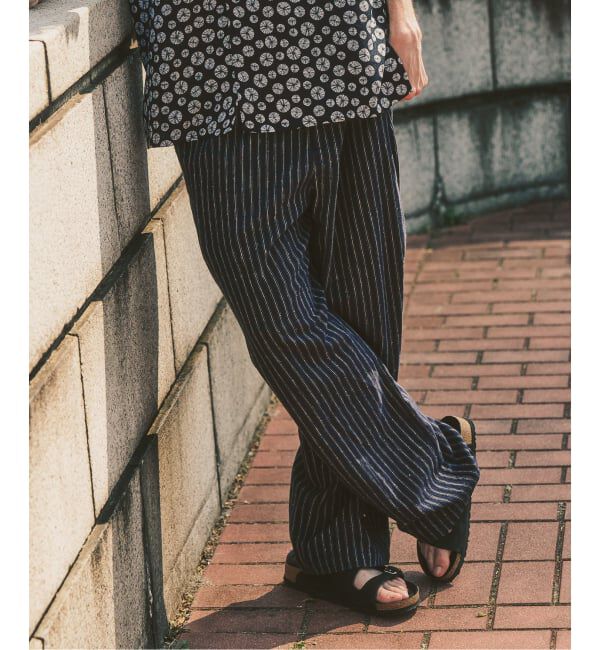 417 EDIFICE「LE JAPON ATELIER SN サックパンツ」|スラックス|
