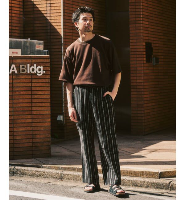 417 EDIFICE「LE JAPON ATELIER SN サックパンツ」|スラックス|