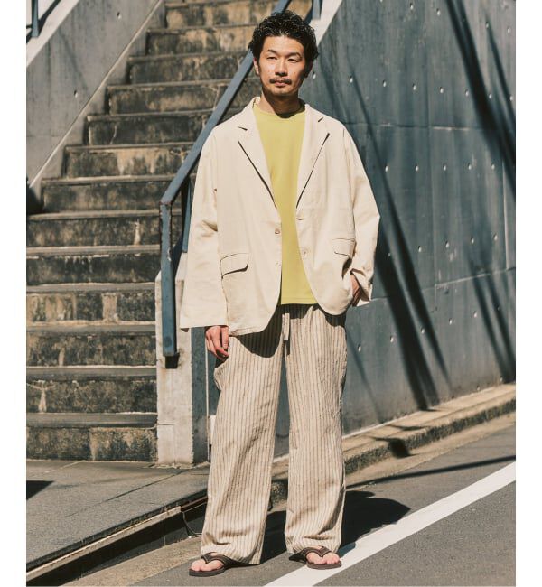 417 EDIFICE「LE JAPON ATELIER SN サックパンツ」|スラックス|