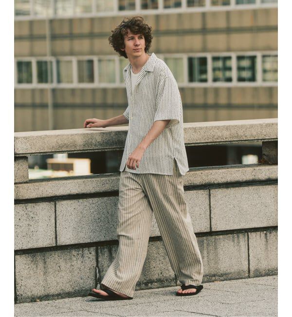 417 EDIFICE「LE JAPON ATELIER SN サックパンツ」|スラックス|
