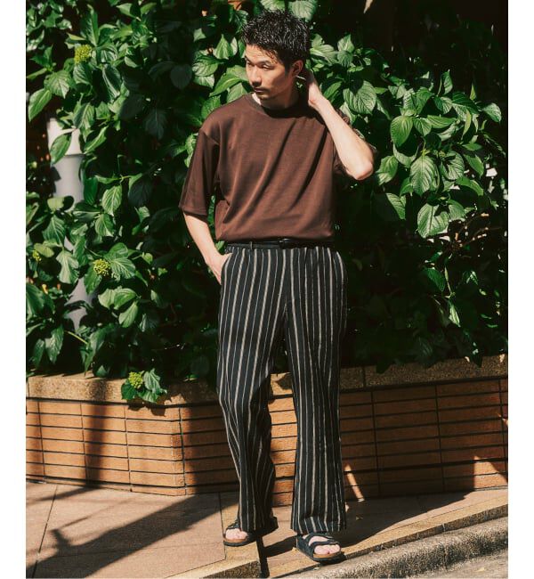 417 EDIFICE「LE JAPON ATELIER SN サックパンツ」|スラックス|