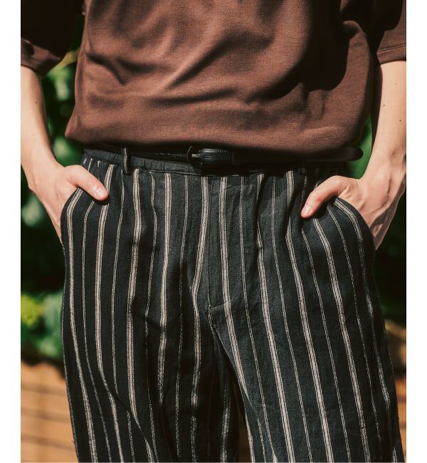 417 EDIFICE「LE JAPON ATELIER SN サックパンツ」|スラックス|