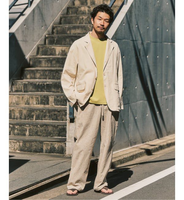 417 EDIFICE「LE JAPON ATELIER SN サックパンツ」|スラックス|
