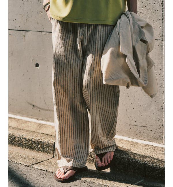 417 EDIFICE「LE JAPON ATELIER SN サックパンツ」|スラックス|