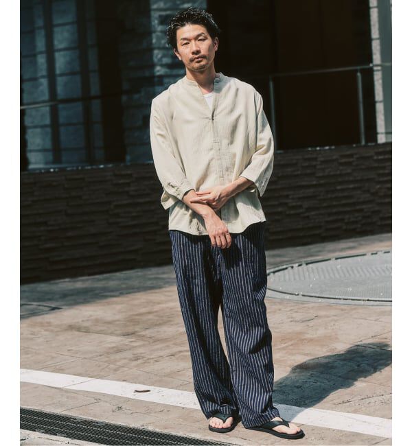 417 EDIFICE「LE JAPON ATELIER SN サックパンツ」|スラックス|