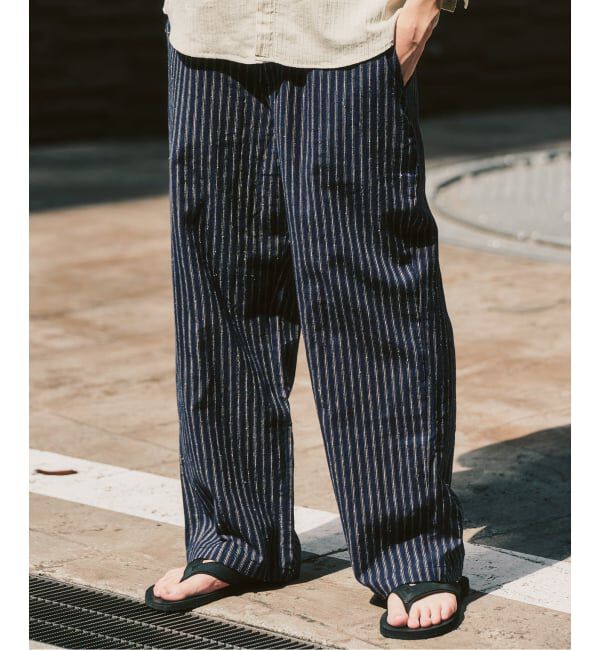 417 EDIFICE「LE JAPON ATELIER SN サックパンツ」|スラックス|