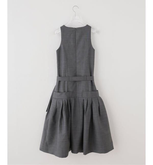 PULP「GANNI / ガニー Wool Melange Suiting Belted Long D」|ワンピース|