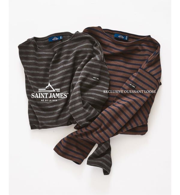 417 EDIFICE「SAINT JAMES for EDIFICE 別注 ウエッソン ルーズ ボーダー」|Tシャツ・カットソー|