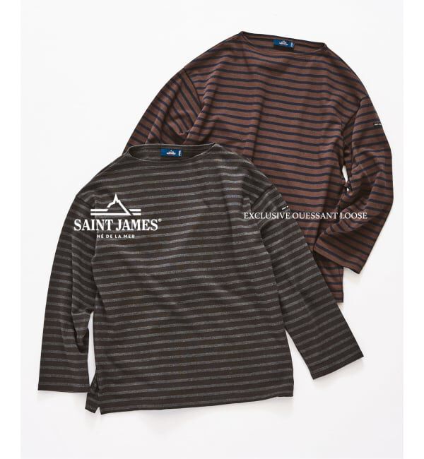 417 EDIFICE「SAINT JAMES for EDIFICE 別注 ウエッソン ルーズ ボーダー」|Tシャツ・カットソー|