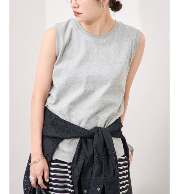 JOURNAL STANDARD「汗ジミ防止天竺ノースリーブ」|Tシャツ・カットソー|