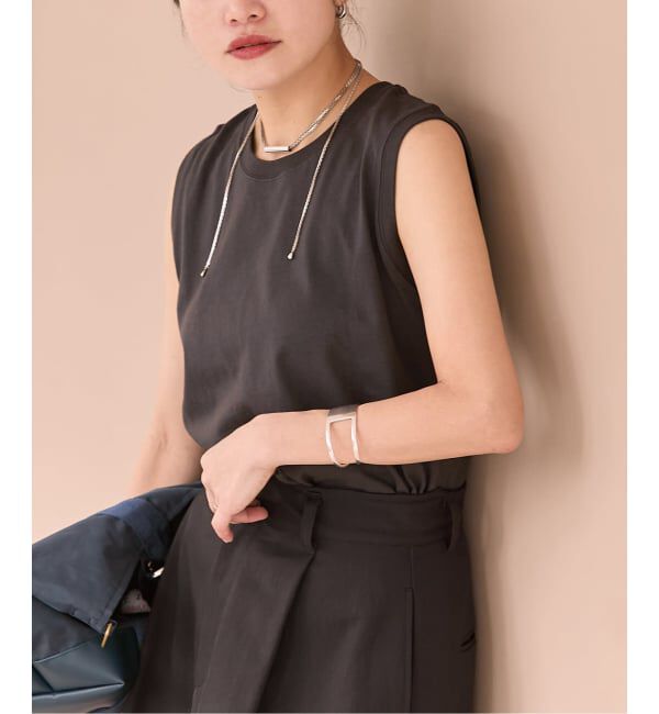 JOURNAL STANDARD「汗ジミ防止天竺ノースリーブ」|Tシャツ・カットソー|
