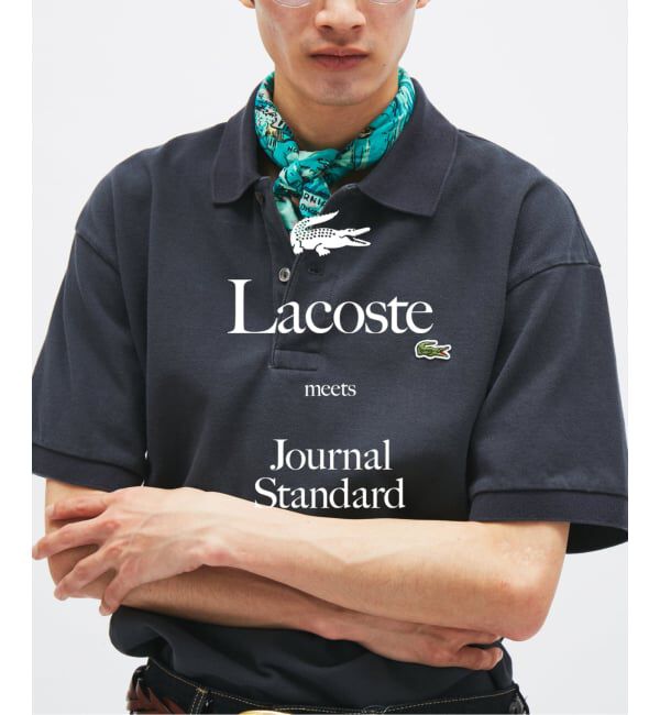 JOURNAL STANDARD「LACOSTE / ラコステ 別注 ヘビー ピケ ポロシャツ」|ポロシャツ|グレー