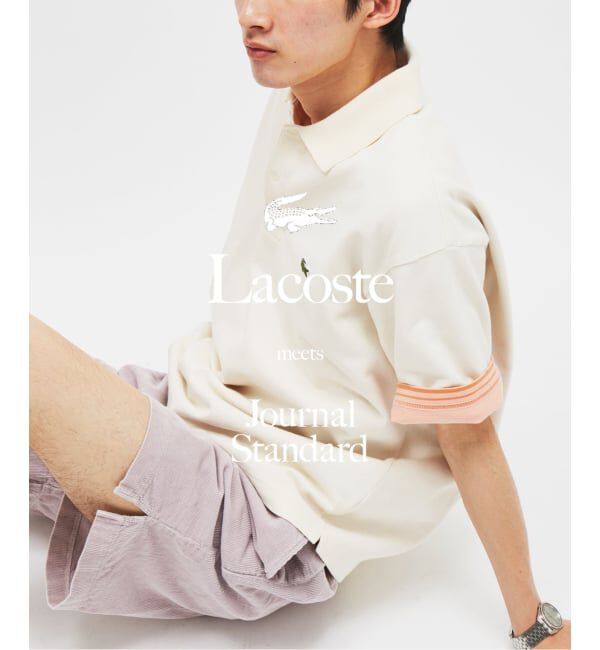 JOURNAL STANDARD「LACOSTE / ラコステ 別注 ヘビー ピケ ポロシャツ」|ポロシャツ|ナチュラル