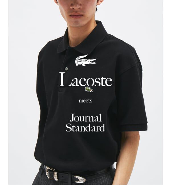 JOURNAL STANDARD「LACOSTE / ラコステ 別注 ヘビー ピケ ポロシャツ」|ポロシャツ|グリーン A