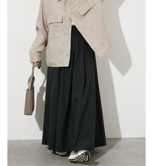 JOURNAL STANDARD「《追加2》【撥水/接触冷感/洗える/UVカット】リネンNYストレッチギャザースカート」|スカート|