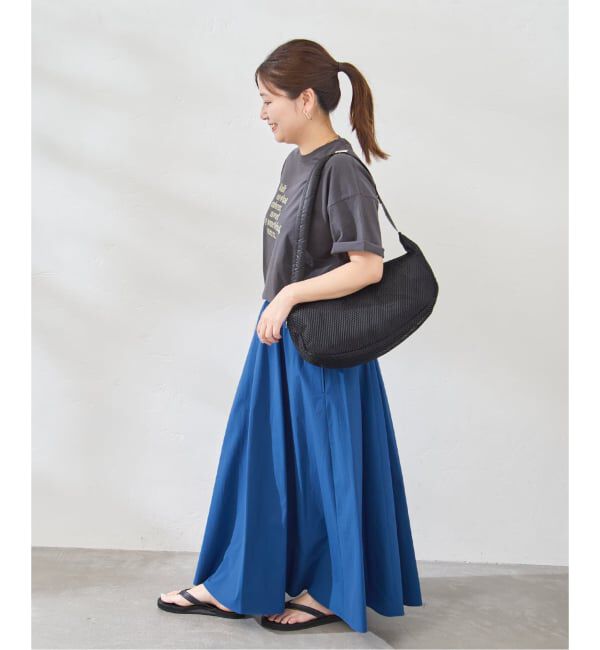 JOURNAL STANDARD「《追加2》【撥水/接触冷感/洗える/UVカット】リネンNYストレッチギャザースカート」|スカート|