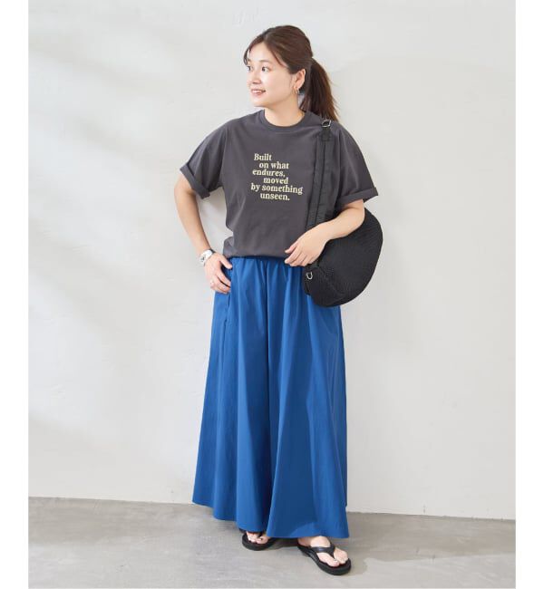 JOURNAL STANDARD「《追加2》【撥水/接触冷感/洗える/UVカット】リネンNYストレッチギャザースカート」|スカート|