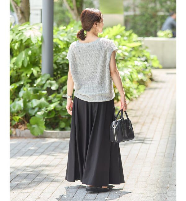 JOURNAL STANDARD「《追加2》【撥水/接触冷感/洗える/UVカット】リネンNYストレッチギャザースカート」|スカート|
