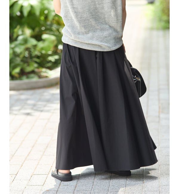 JOURNAL STANDARD「《追加2》【撥水/接触冷感/洗える/UVカット】リネンNYストレッチギャザースカート」|スカート|