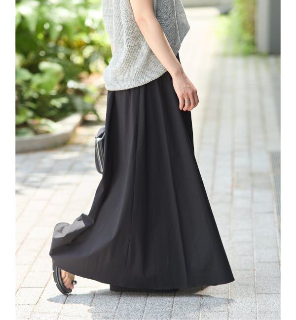 JOURNAL STANDARD「《追加2》【撥水/接触冷感/洗える/UVカット】リネンNYストレッチギャザースカート」|スカート|