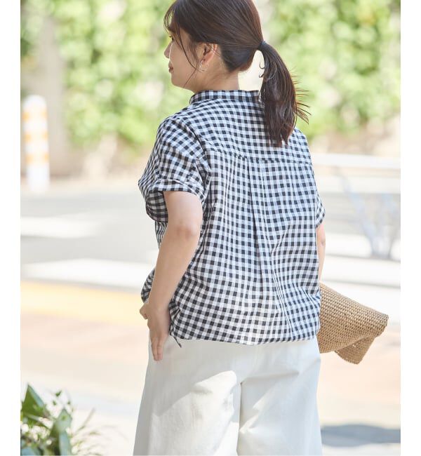 JOURNAL STANDARD「《追加2》ハードマンズリネンコットンフレンチスリーブスキッパーシャツ」|シャツ・ブラウス|