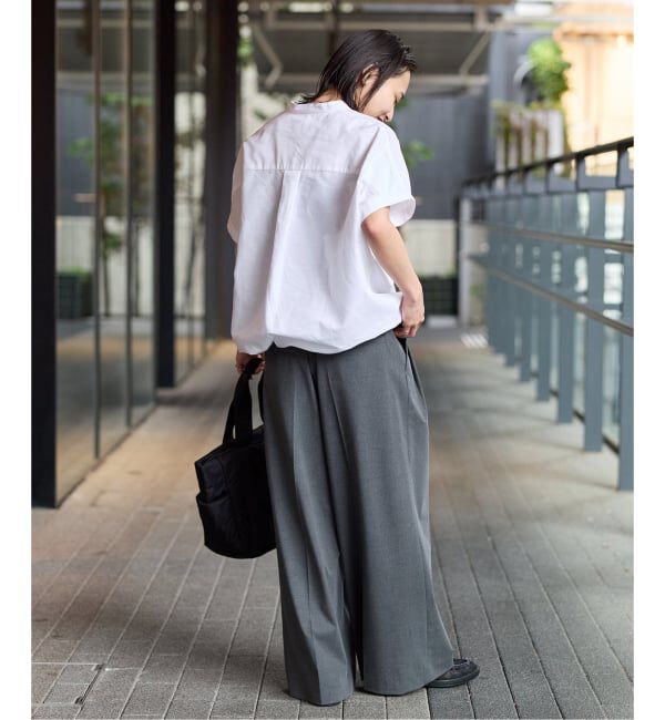 JOURNAL STANDARD「《追加2》ハードマンズリネンコットンフレンチスリーブスキッパーシャツ」|シャツ・ブラウス|