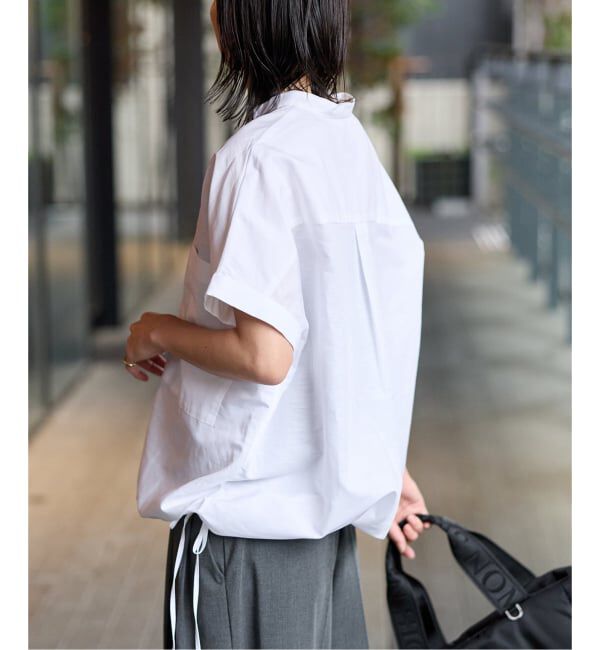 JOURNAL STANDARD「《追加2》ハードマンズリネンコットンフレンチスリーブスキッパーシャツ」|シャツ・ブラウス|