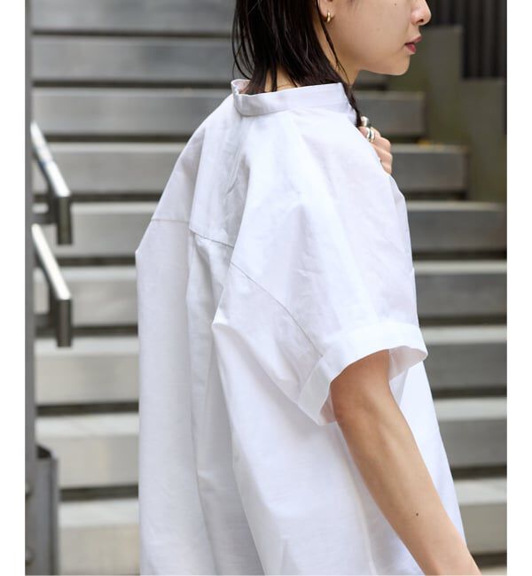 JOURNAL STANDARD「《追加2》ハードマンズリネンコットンフレンチスリーブスキッパーシャツ」|シャツ・ブラウス|