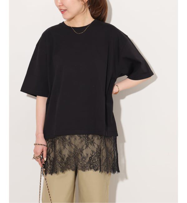 JOURNAL STANDARD relume「《追加》レースヘムTEE」|Tシャツ・カットソー|