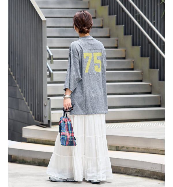 JOURNAL STANDARD「【RIDING HIGH/ライディングハイ】 88/12CHAPIONテンジクフットボールチュニッ」|Tシャツ・カットソー|
