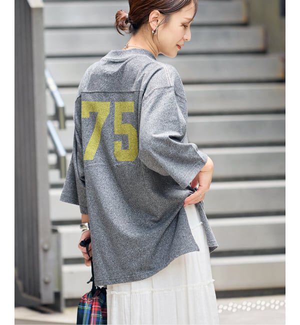 JOURNAL STANDARD「【RIDING HIGH/ライディングハイ】 88/12CHAPIONテンジクフットボールチュニッ」|Tシャツ・カットソー|