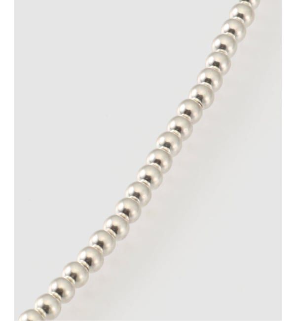 journal standard L'essage「ERICKA NICOLAS BEGAY ナバホパール 3mm/80cm ネックレス」|ネックレス|