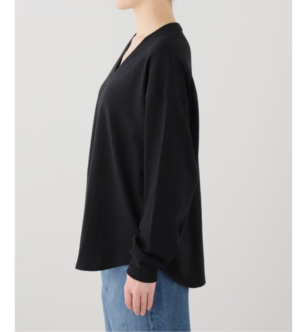 FRAMeWORK「≪追加≫ラフィー天竺Vネックプルオーバー」|Tシャツ・カットソー|