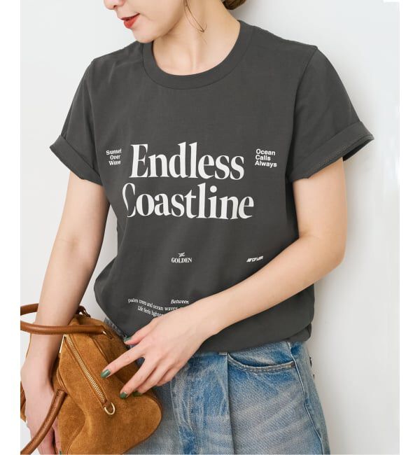 Spick and Span「コンパクトロゴTシャツ」|Tシャツ・カットソー|ブラックベース