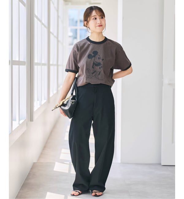 Spick and Span「ライトコットンバレルレッグパンツ」|その他|