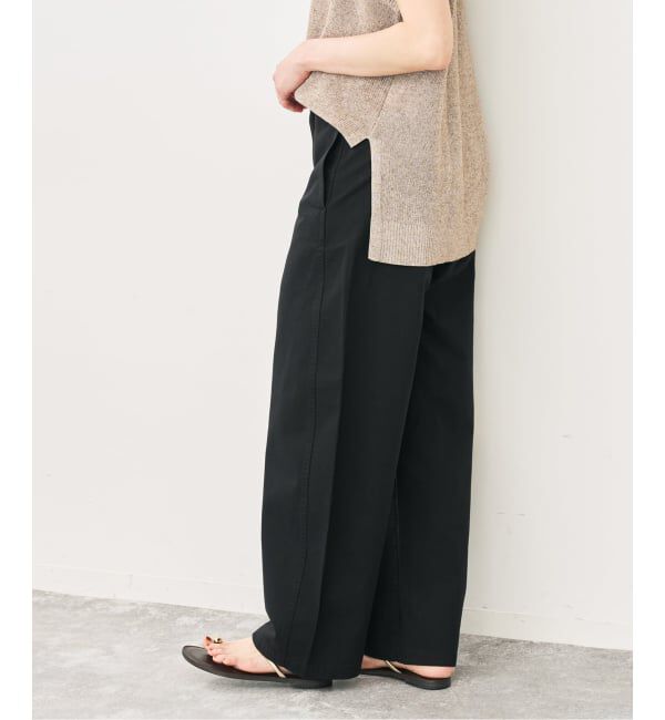 Spick and Span「ライトコットンバレルレッグパンツ」|その他|