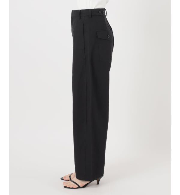 Spick and Span「ライトコットンバレルレッグパンツ」|その他|
