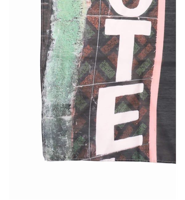 U by SPICK&SPAN「LY / エルワイ Postcard scarf」|バンダナ・スカーフ|