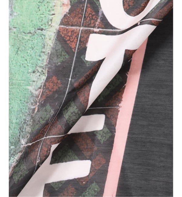 U by SPICK&SPAN「LY / エルワイ Postcard scarf」|バンダナ・スカーフ|