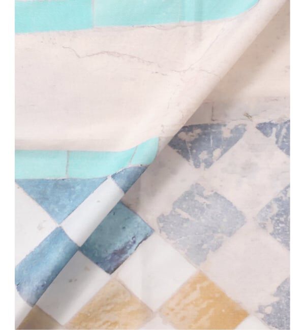 U by SPICK&SPAN「LY / エルワイ Postcard scarf」|バンダナ・スカーフ|