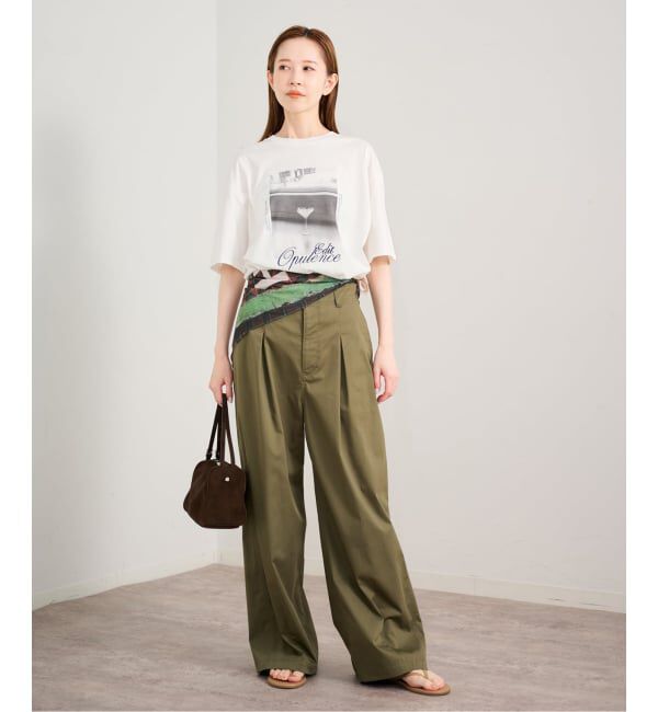 U by SPICK&SPAN「LY / エルワイ Postcard scarf」|バンダナ・スカーフ|
