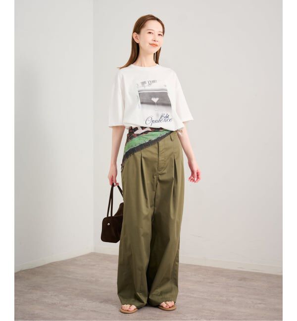 U by SPICK&SPAN「LY / エルワイ Postcard scarf」|バンダナ・スカーフ|